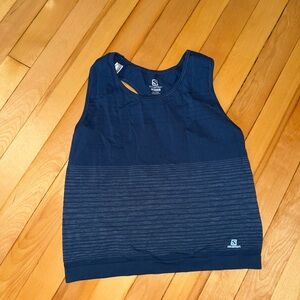 Salomon Deep Blue Athletic Tank
